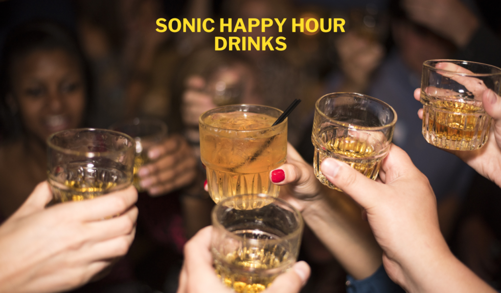 Sonic Happy Hour Drinks